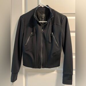 Guess jeans Women's Black moto Bomber Jacket size XS